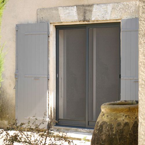 Zanzariera scorrevole - MOUSTIGLISS - MARITON - per porta scorrevole