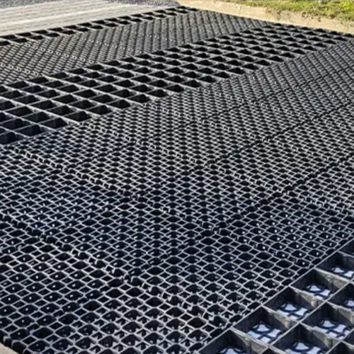 Griglia salvaprato in rivestimenti di ghiaia - NGR65 - NIDAPLAST - in plastica riciclata / in polietilene a bassa densità PEBD