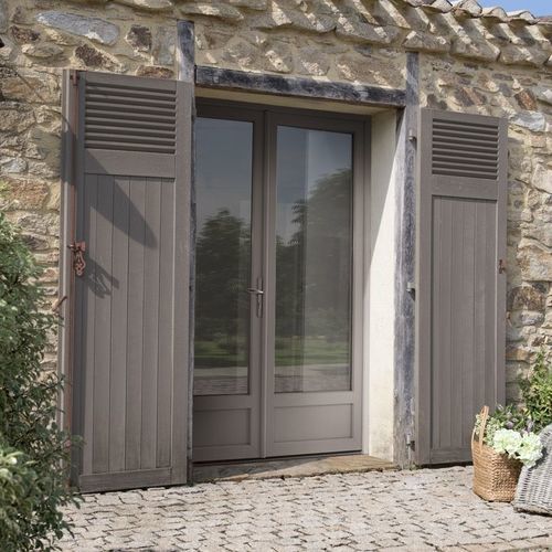 Porta finestra battente - Optimopvc - PAB- MTN ( MENUISERIES TECHNIQUE NOUVELLES) - ad anta ribalta / in PVC / a doppi vetri