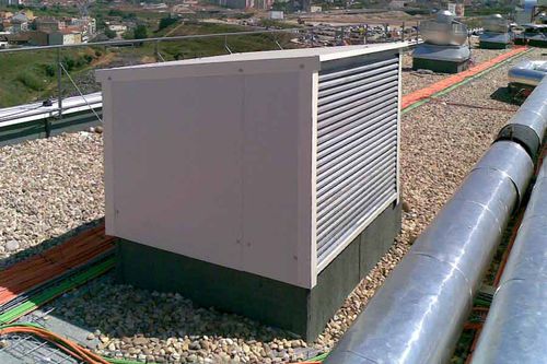 Pannello sandwich per condutture HVAC - PNB - rivestimento in metallo