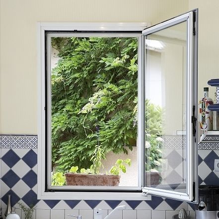 Finestra in legno - KASSIOPEE - KAWNEER - in vetro / in alluminio / in PVC