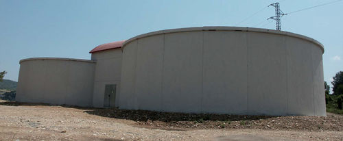 Serbatoio di stoccaggio dell'acqua - PRETERSA PRENAVISA - fuori terra / prefabbricato / in cemento armato