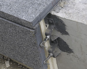 Sistema di fissaggio in acciaio inossidabile - STONEFIX - PLAKA GROUP FRANCE - per rivestimento di facciata