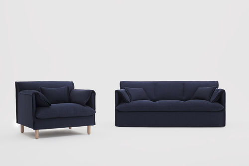Poltrona contemporanea - BOO - Comforty - in tessuto