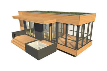 Micro-casa prefabbricata - SOLO 24 BUNKIE - Sustain design studio - contemporanea / in legno / a un piano