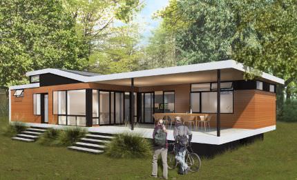 Micro-casa prefabbricata - CALI DUO 2 - Sustain design studio - contemporanea / in legno / a un piano