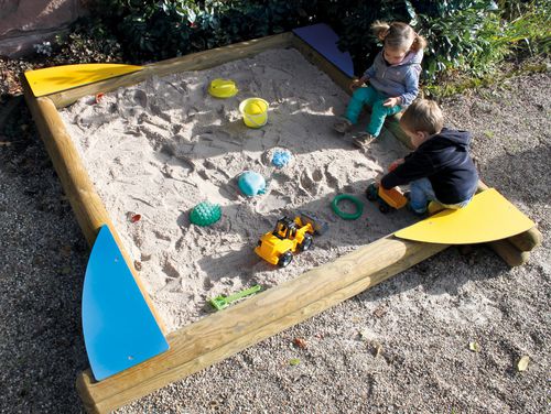 Vasca di sabbia per parco giochi - PLAY - Braun Wuerfele