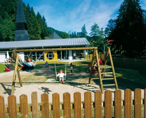 Altalena in pino - Sarah - Braun Wuerfele - per parco giochi / doppia