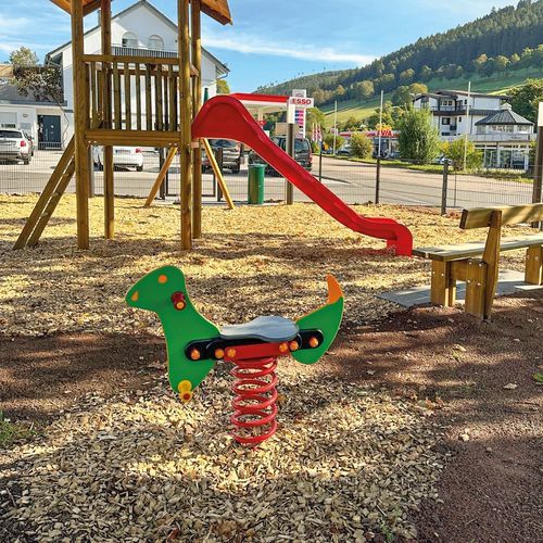 Gioco a molla in acciaio zincato - DINO - Braun Wuerfele - animale / monoposto