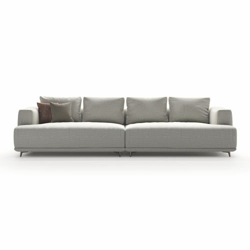 Divano modulare - AVALON - marac srl - contemporaneo / in tessuto / in pelle