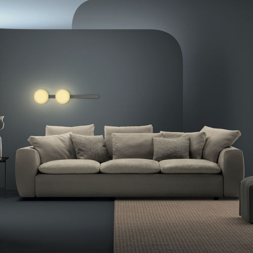 Divano modulare - NEMO - marac srl - contemporaneo / in tessuto / in pelle