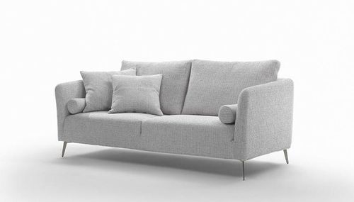 Divano contemporaneo - ASTER - marac srl - in tessuto / grigio / 2 posti