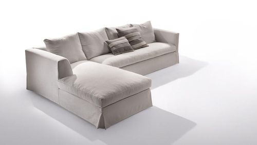 Divano contemporaneo - METRO - marac srl - in tessuto / con rivestimento rimovibile / beige
