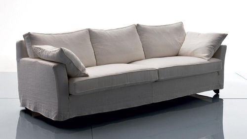 Divano contemporaneo - VERSAILLES - marac srl - in tessuto / con rivestimento rimovibile / bianco