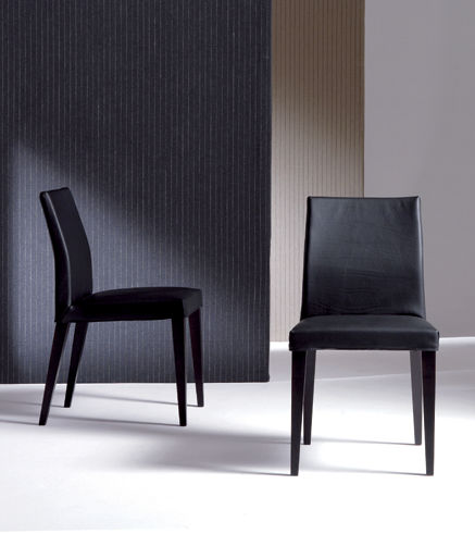 Sedia contemporanea - PLANO - marac srl - da interno / in legno / in pelle