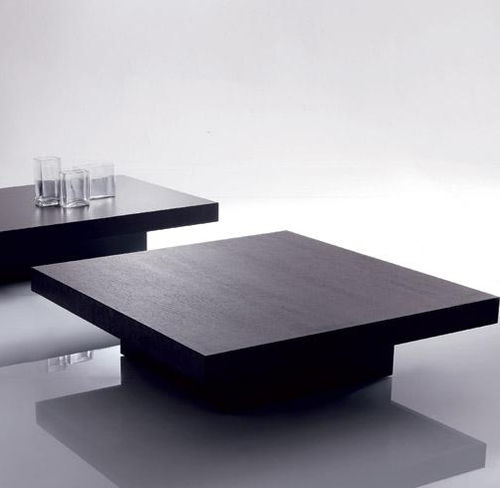 Tavolino basso contemporaneo - FLAT - marac srl - in legno / rettangolare / per uso residenziale