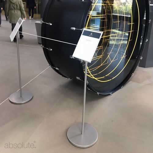 Cartello pubblicitario da interno - Absolute Museum & Gallery Products Ltd - digitale / in acciaio inossidabile