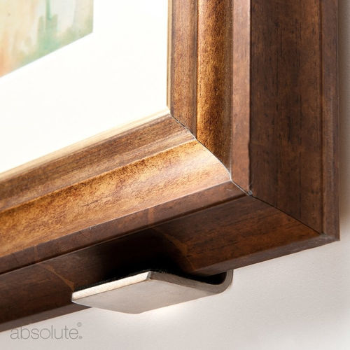 Sistema di fissaggio in acciaio inossidabile - L BRACKETS - Absolute Museum & Gallery Products Ltd - per collezioni d'arte / per interni / a punti
