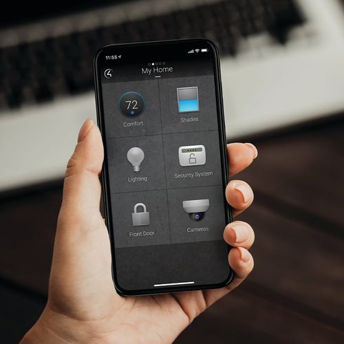 Applicazione mobile di gestione luci - Control4 - audio / per sistema domotico / per smartphone