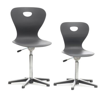 Sedia contemporanea - 6400 - Embru - in plastica / regolabile / con base a stella