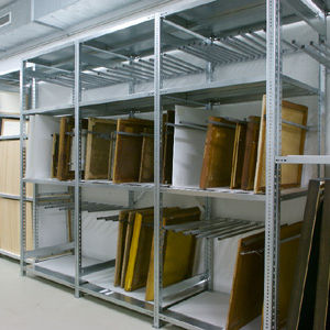 Scaffalatura per stoccaggio - PICTURE - staba Arte - per museo / standard / in metallo