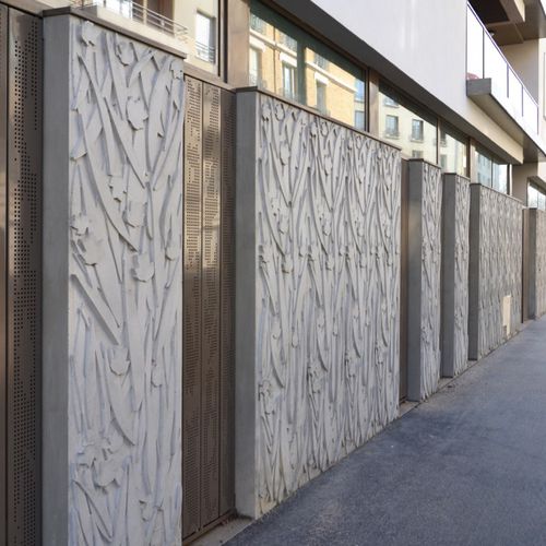 Muro a doppia lastra in cemento armato - PRÉCOFFRÉ® ARCHITECTURAL - Fehr