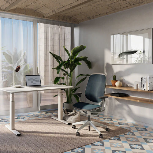 Poltrona da ufficio contemporanea - KARMAN® - Steelcase EMEA - in tessuto / regolabile / ergonomica