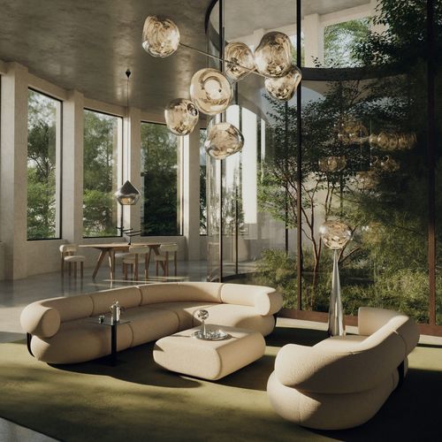 Divano modulare - FAT  - Steelcase - d'angolo / contemporaneo / per interni