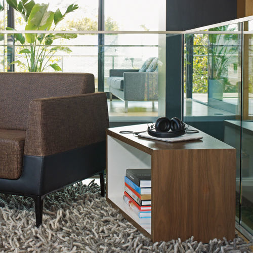 Tavolino basso contemporaneo - SEBASTOPOL - Steelcase - in noce / in rovere / in laminato