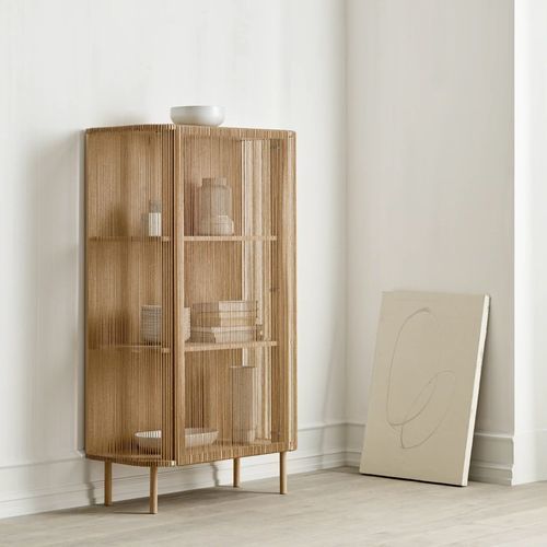 Credenza design scandinavo - CORD  - Steelcase - in corda / in rovere / di carta