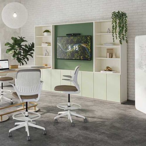Parete attrezzata per mediateca - SHARE IT - Steelcase EMEA - per ufficio / per superfici di lavoro / per open space
