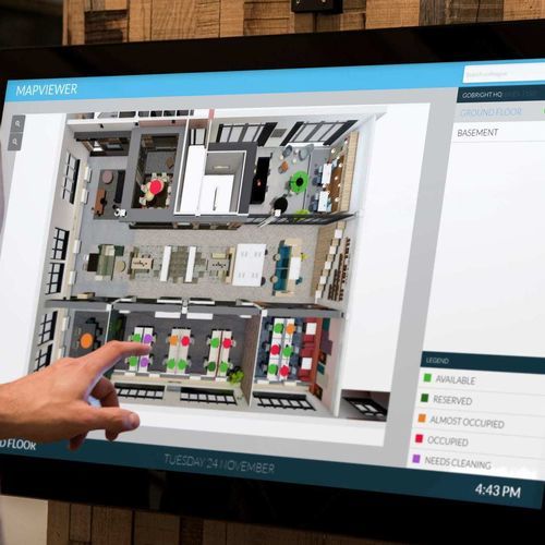 Software IoT - GOBRIGHT DESK BOOKING - Steelcase EMEA - di sincronizzazione / di gestione / per computo metrico