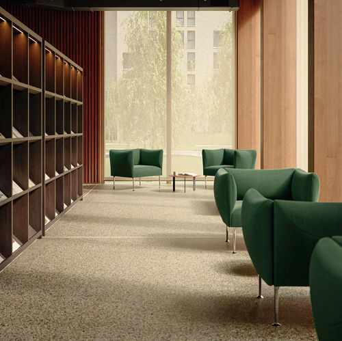 Poltrona contemporanea - MISSIVA - Steelcase EMEA - in pelle / in schiuma di poliuretano / in tessuto