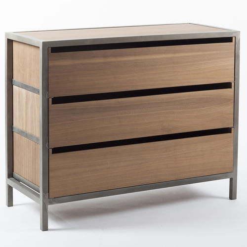 Cassettone contemporaneo - VANEAU - Alex de Rouvray Design - in rovere / in faggio / in legno compensato
