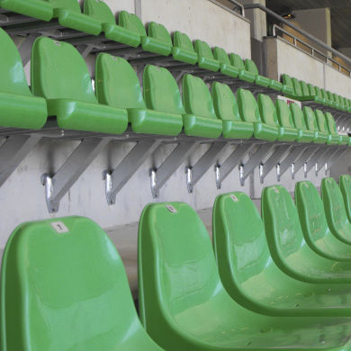 Supporto sedia per gradinate - METALLIC  - Daplast, S.L.