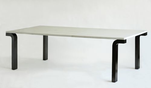 Piano per tavolo in pietra naturale - LIGTHWEIGHT STONE : WHITE MARBLE - BROCATELLE