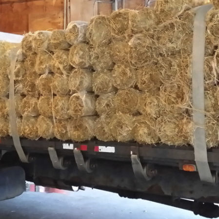 Rete antierosione biodegradabile - AEC PREMIUM STRAW - Midwest Construction Products - in juta