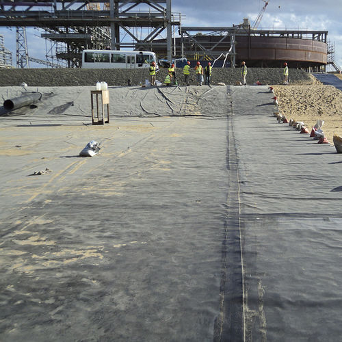 Geomembrana in polipropilene - FPP-R - Midwest Construction Products - per vasca / impermeabilizzante