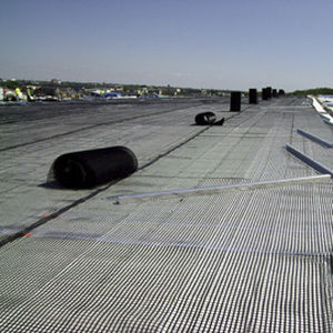 Geogriglia di consolidamento - SF series - Midwest Construction Products - per muro di contenimento / in poliestere / rivestita in PVC