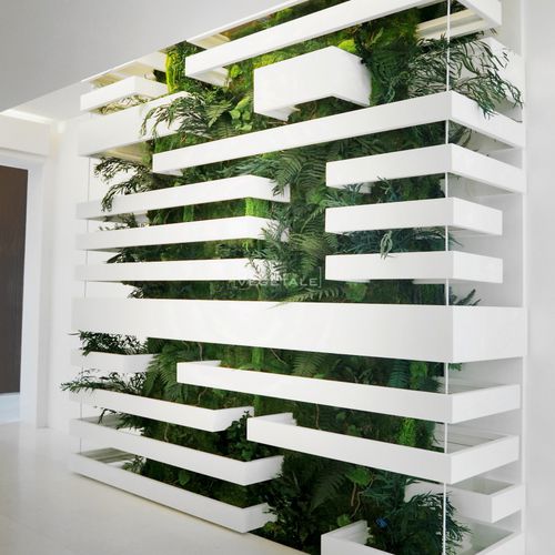 Parete vegetale stabilizzata - RELIEF - deco-vegetale - in pannelli modulari / da interno