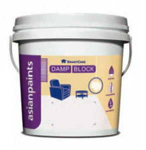 Intonaco da interno - DAMP BLOCK  - ASIAN PAINTS - a base di cemento / aspetto cemento colorato