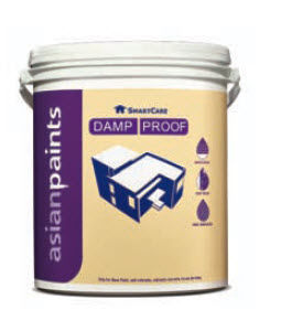 Intonaco di impermeabilizzazione - DAMP PROOF - ASIAN PAINTS - per tetto / a base di cemento / monostrato