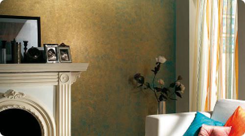 Pittura decorativa - SPONGING - ASIAN PAINTS - indoor / per muro / aspetto metallico