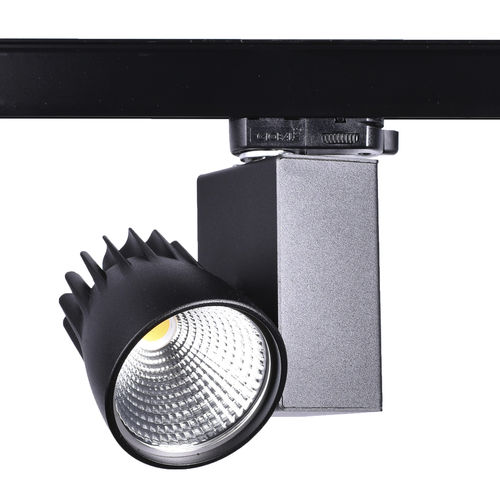 Faretti a binario LED - ASTERION - HOLIGHT - tondo / in vetro / contract