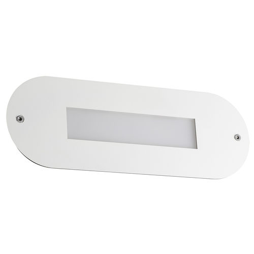 Applique contemporanea - ESCAPE - HOLIGHT - da esterno / in acciaio laccato / ovale