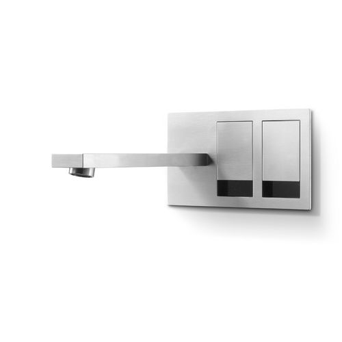 Miscelatore per lavabo - TEK031 - Linki - da parete / in acciaio inossidabile / da bagno