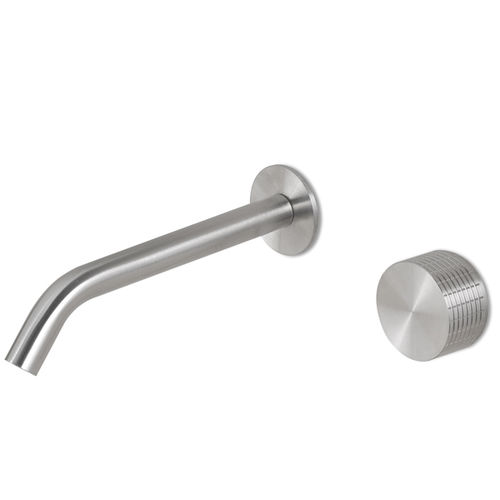 Miscelatore per lavabo - KRO142 - Linki - da parete / in acciaio / da bagno