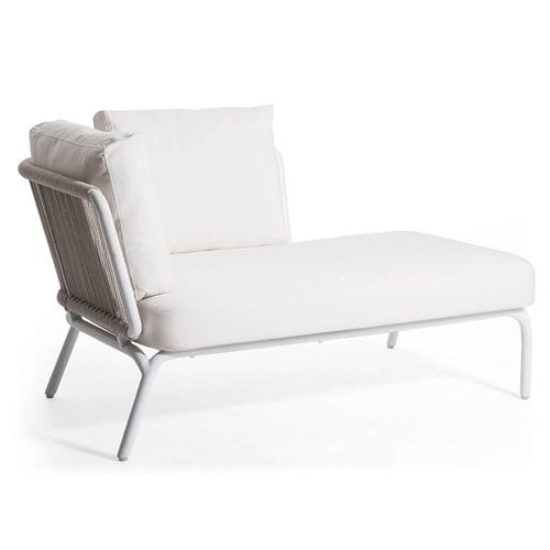 Dormeuse contemporanea - 400 105 YLAND - OASIQ - in tessuto / in alluminio / in corda