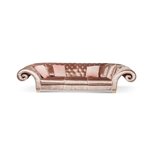 Divano in stile - NEW VERSAILLES - VGnewtrend - in tessuto / in schiuma di poliuretano / in pelle