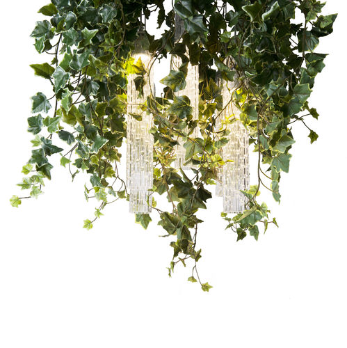 Lampadario design originale - IVY - VGnewtrend - in acciaio verniciato / in vetro di Murano / da 6 lampadine